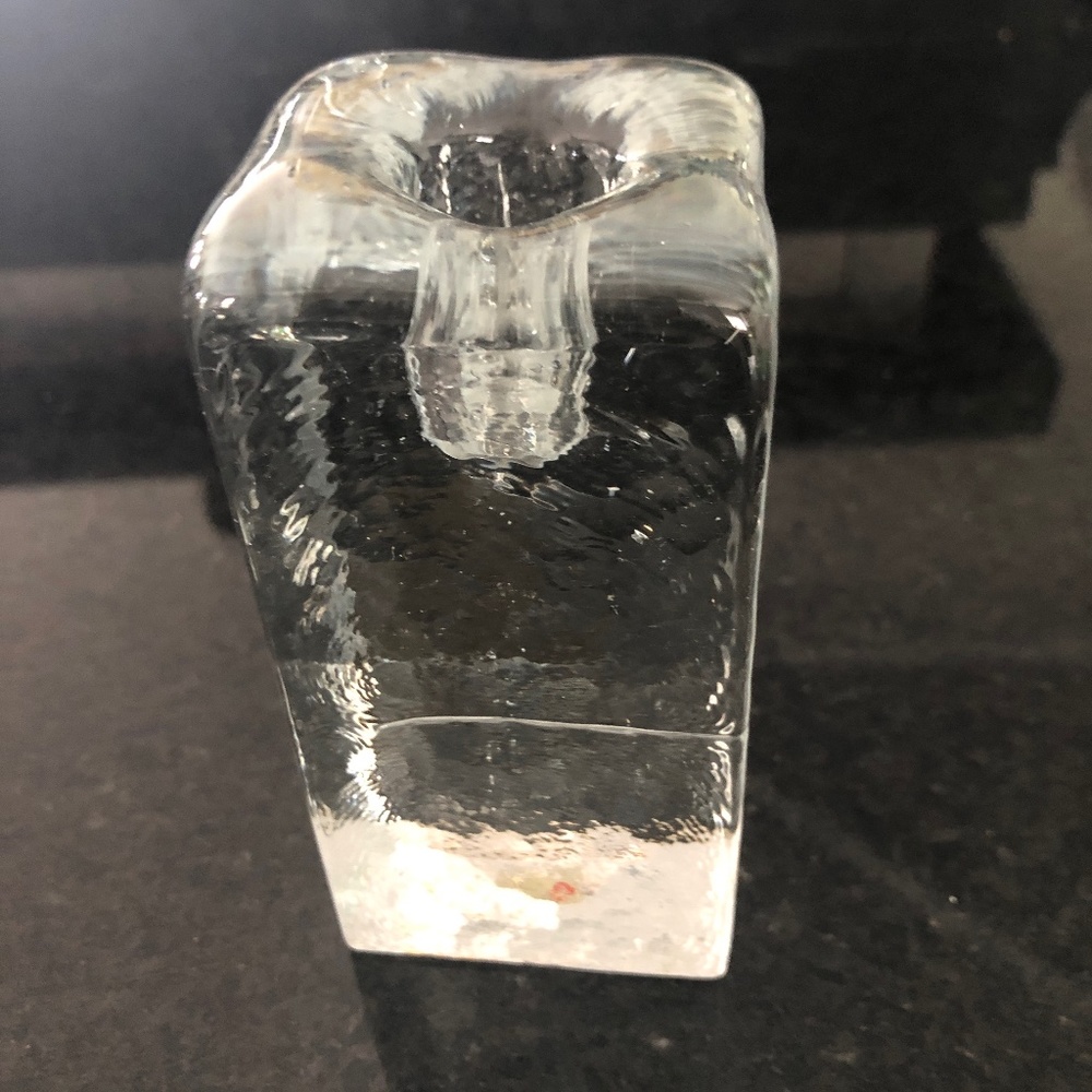 Stunning Blenko candle holder